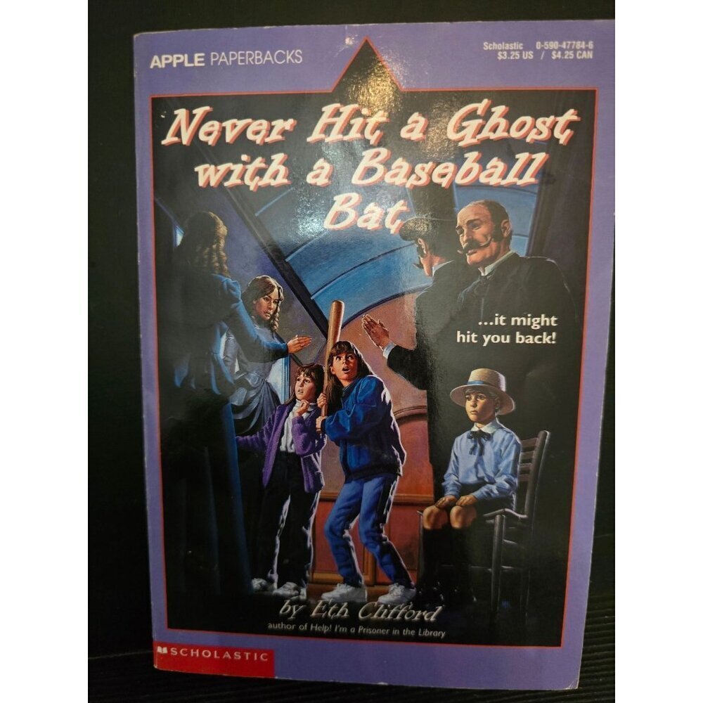 Never Hit a Ghost with a Baseball Bat by Eth Clifford Vintage Horror Paperback